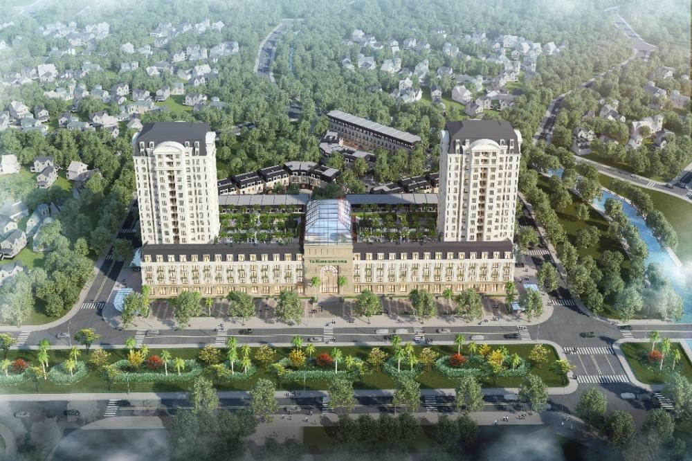 Toàn cảnh dự án khu căn hộ The Manor Crown Tower và các công trình xung quanh ở Huế