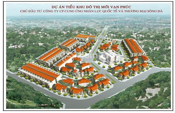 Toàn cảnh khu đô thị Vạn Phúc Hà Đông với không gian xanh mát