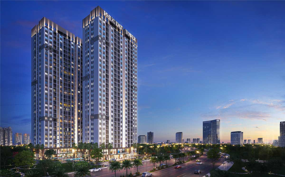 Toàn cảnh khu vực Thành phố Dĩ An nơi tọa lạc dự án Căn hộ chung cư Phúc Đạt Tower