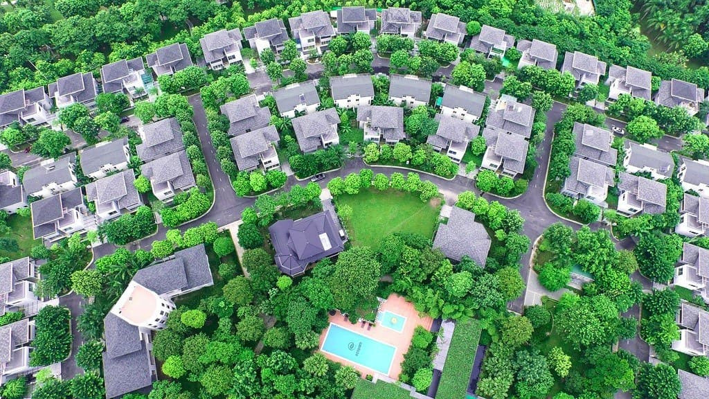 Tổng quan biệt thự Vườn Mai Ecopark trong lòng khu đô thị xanh mát