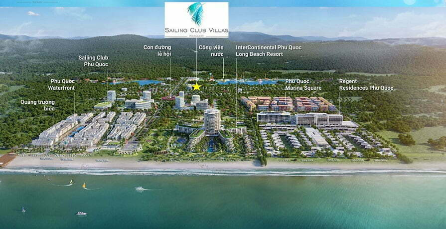 Tổng quan các tiện ích ngoại khu lân cận Sailing Club Villas trong quần thể Phú Quốc Marina