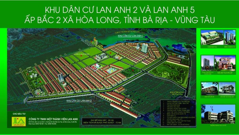 Tổng quan dự án khu dân cư Lan Anh 2 từ trên cao