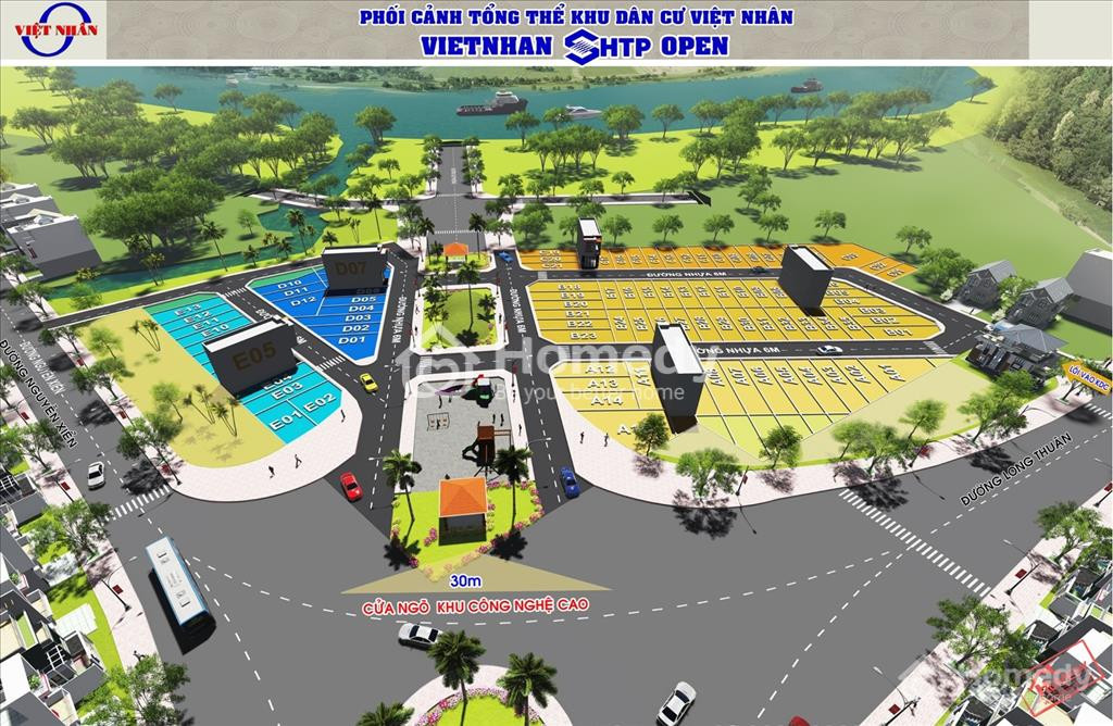 Tổng quan dự án Khu dân cư Việt Nhân Sài Gòn High Tech Park Open