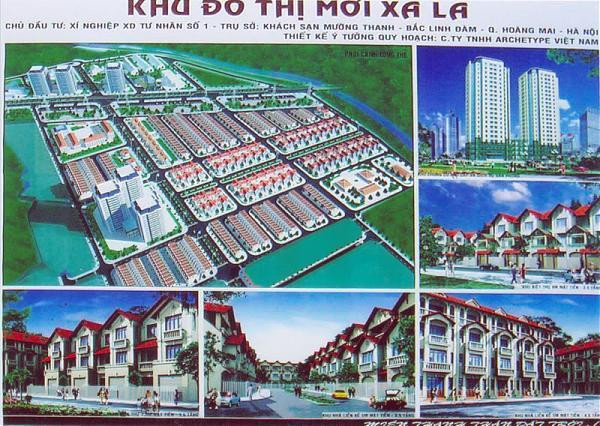 Tổng quan dự án Khu đô thị Xa La nhìn từ trên cao