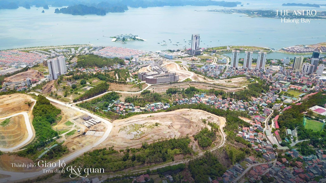 Tổng quan dự án The Astro Hạ Long từ trên cao