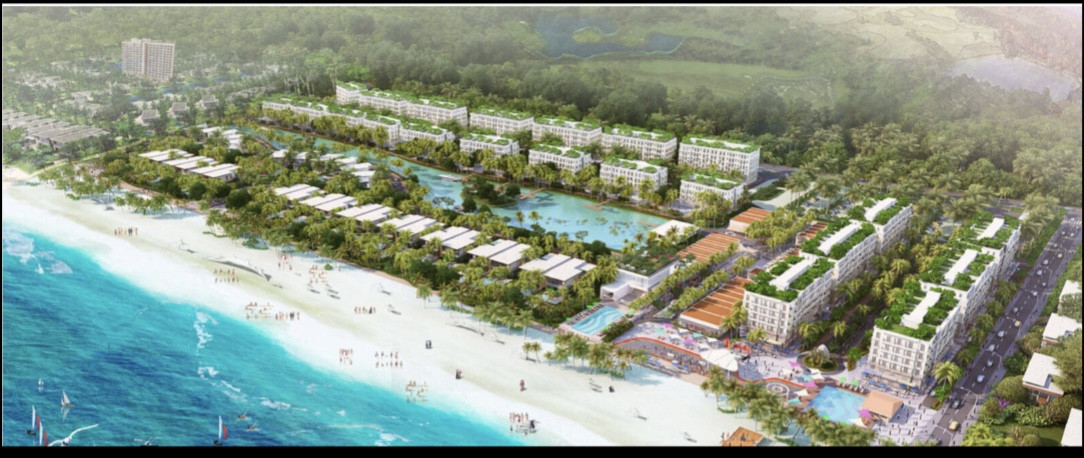 Tổng quan dự án The Hamptons Hồ Tràm với thiết kế hiện đại và không gian xanh