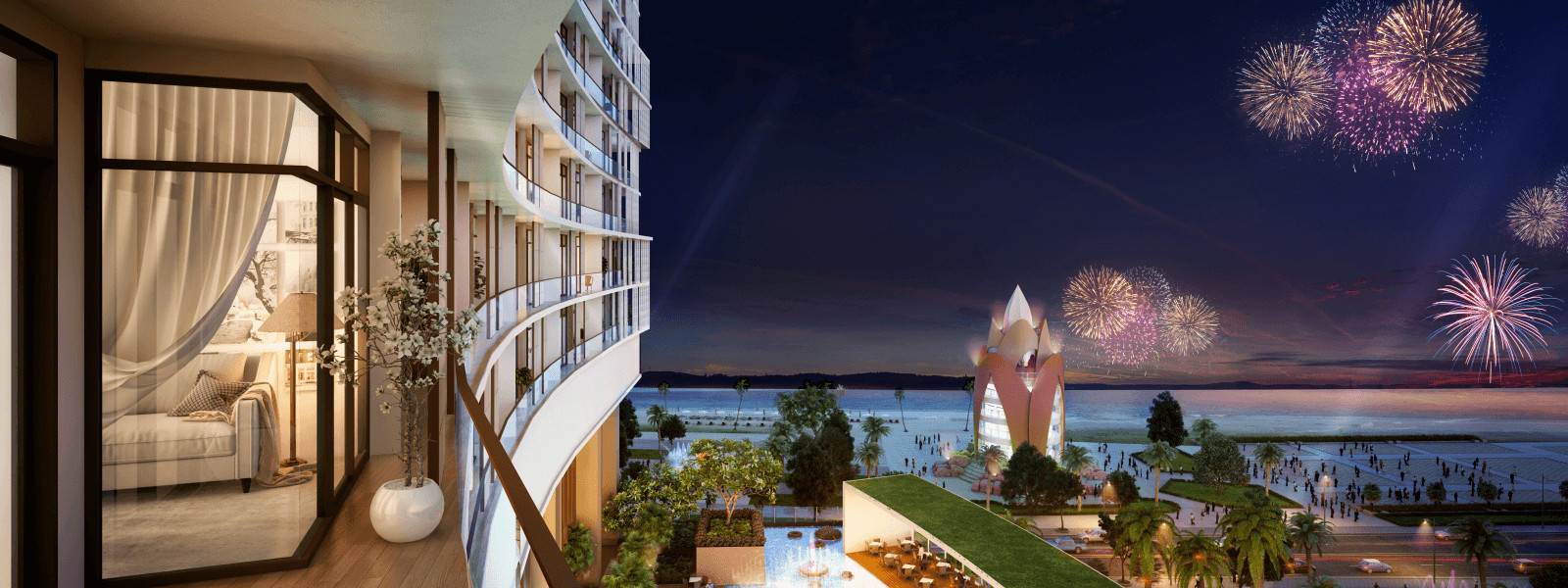 Tổng quan Khách sạn Hyatt Regency Nha Trang từ trên cao