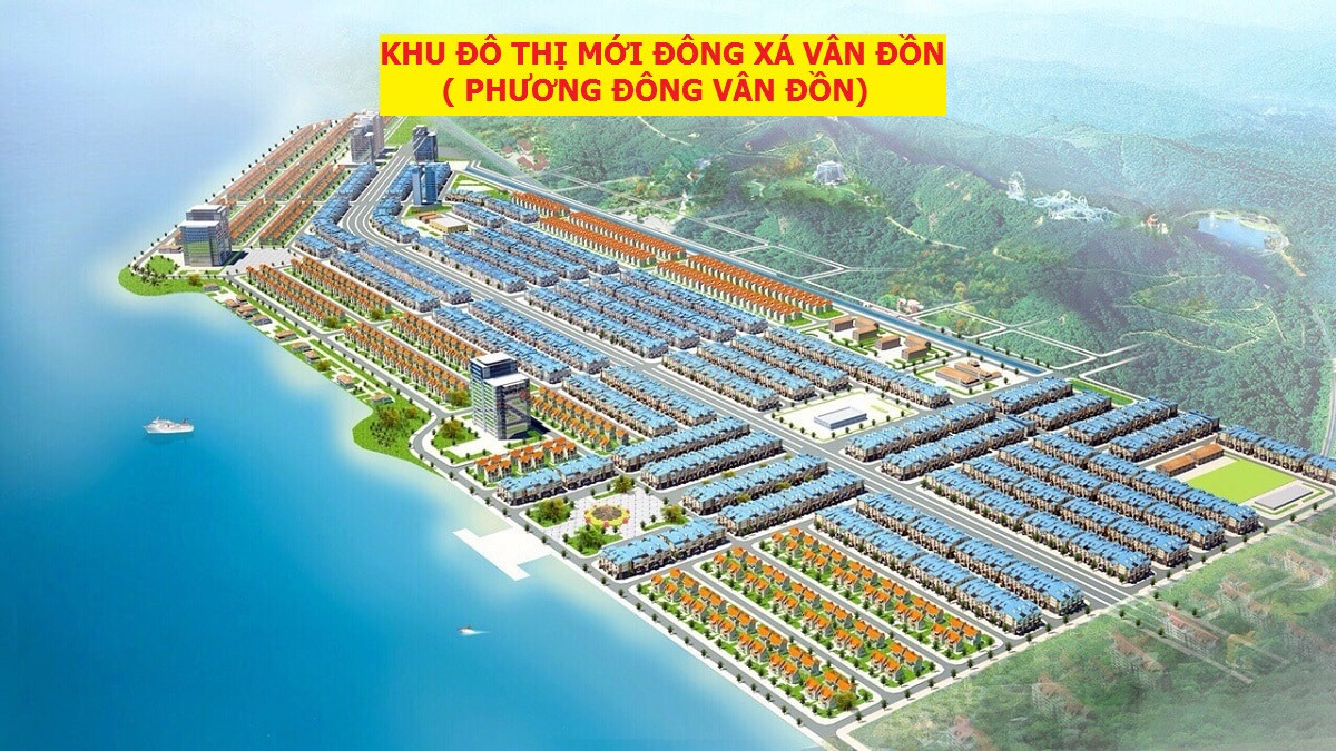 Tổng quan Khu đô thị Phương Đông Vân Đồn từ trên cao