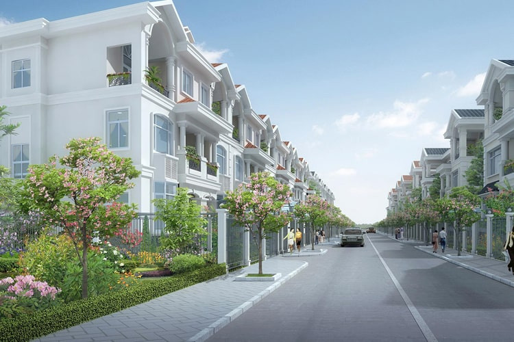 Tổng quan kiến trúc biệt thự tại dự án Mỹ Phú 2 Quận 7