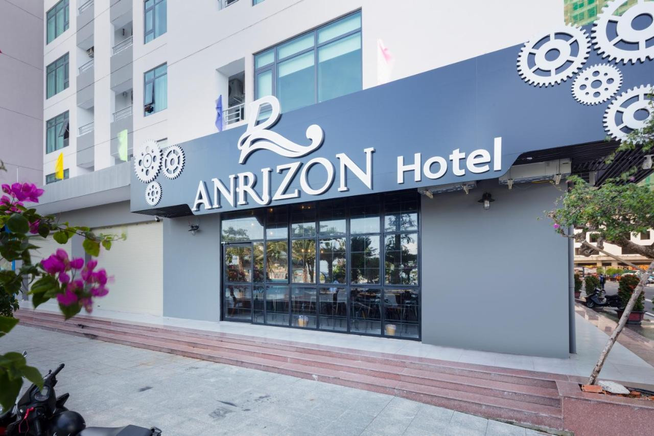 Tổng quan kiến trúc Khách sạn Anrizon Hotel Nha Trang từ trên cao