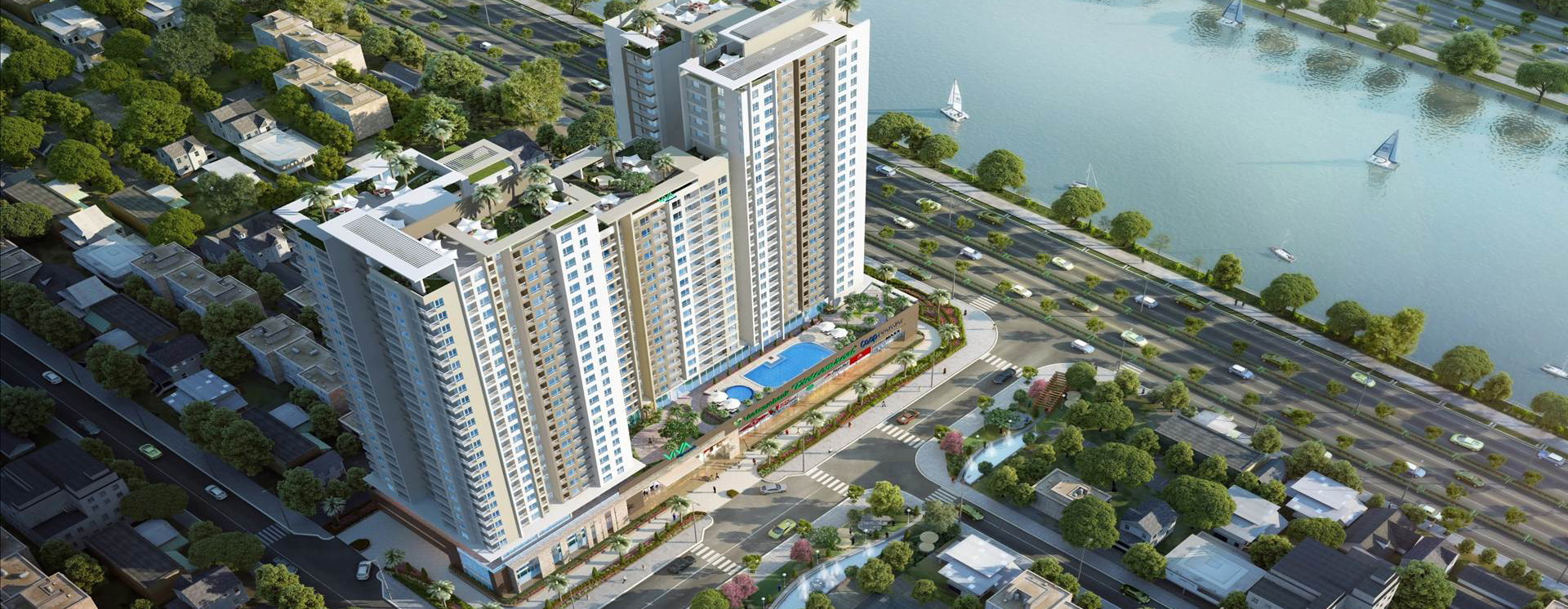 Tổng quan ngoại thất căn hộ An Phú Apartment Complex Quận 6