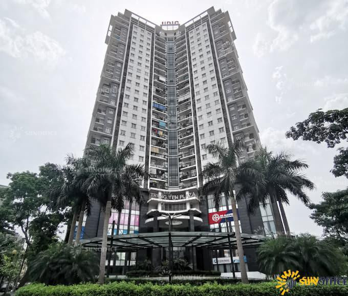 Tổng quan tòa nhà Chung cư Trung Yên I từ trên cao