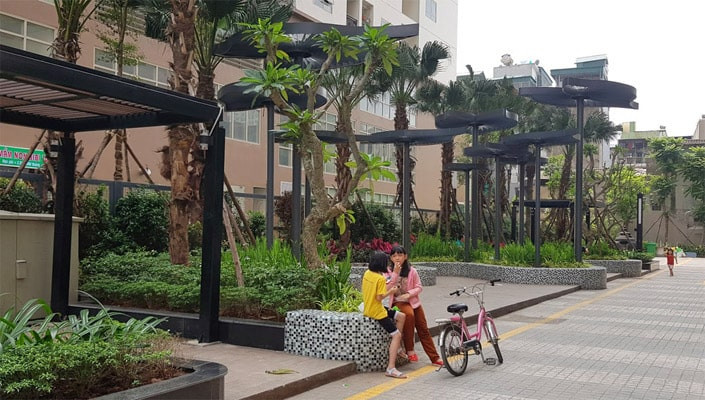 Tổng thể dự án căn hộ HUD3 nhìn từ trên cao