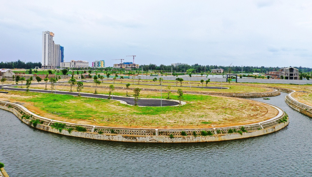 Tổng thể quy hoạch Khu đô thị Đất Quảng Riverside nhìn từ trên cao