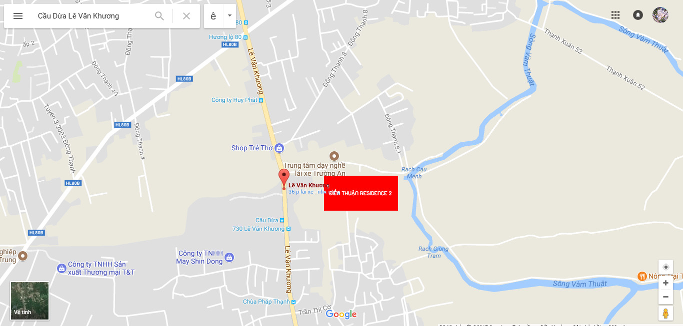 Vị trí chiến lược của dự án Điền Thuận Cầu Dừa Star Hills trên bản đồ khu vực