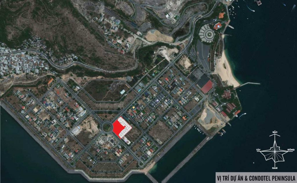 Vị trí đắc địa của dự án Khu nghỉ dưỡng Peninsula Nha Trang tại khu đô thị biển An Viên
