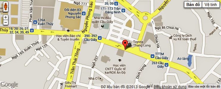 Vị trí dự án 173 Xuân Thủy