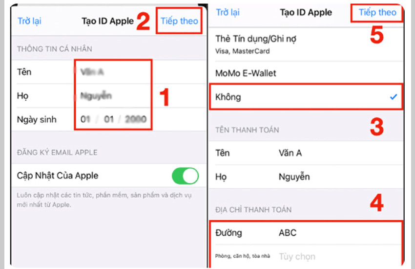 Ảnh minh họa lỗi không tạo được tài khoản iCloud