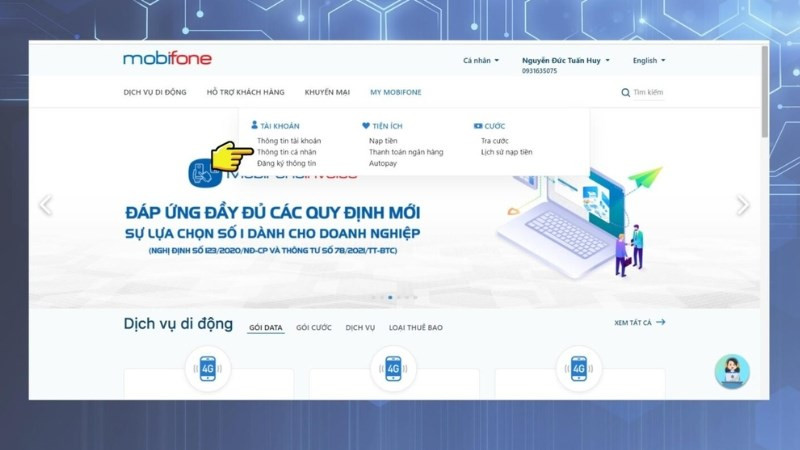 cách kiểm tra số điện thoại đang sử dụng