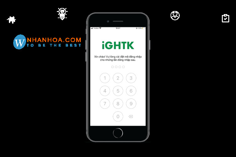 Cài đặt mã đăng nhập tài khoản iGHTK để bảo mật khi kiểm tra đơn hàng