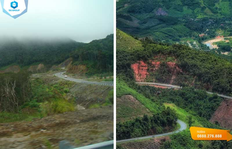 Cung đường Quốc lộ 27C nối liền Nha Trang và Phan Thiết, mang lại trải nghiệm phong cảnh tuyệt đẹp.