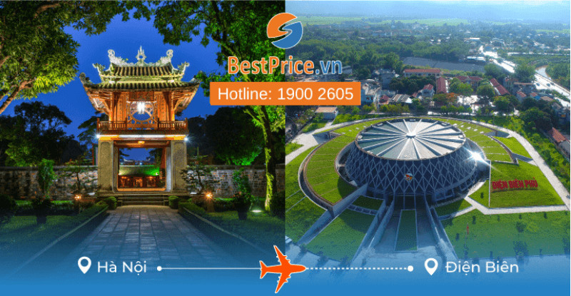 Hình ảnh máy bay và thông tin chuyến bay, minh họa việc di chuyển khi điện biên cách hà nội bao nhiêu km