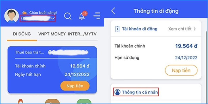Hướng dẫn kiểm tra SIM chính chủ VinaPhone qua ứng dụng