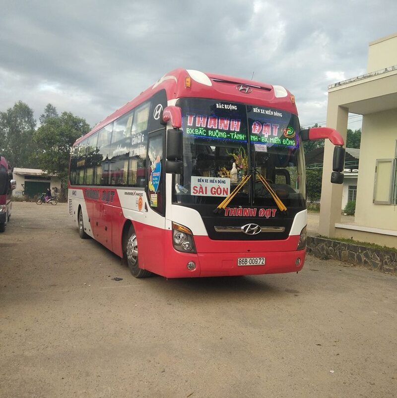 Nội thất thoải mái của xe khách đi Tánh Linh Bình Thuận