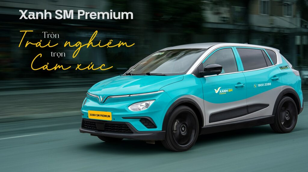 Xe VinFast sang trọng của Xanh SM Premium
