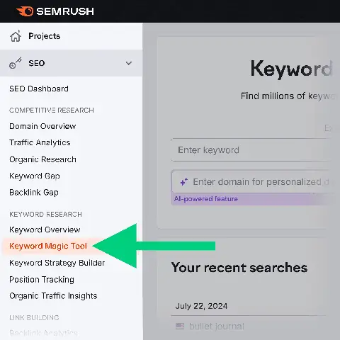 How To Use Semrush To Access Search Volume Data