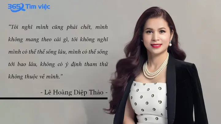 Tiểu Sử Của Bà Lê Hoàng Diệp Thảo