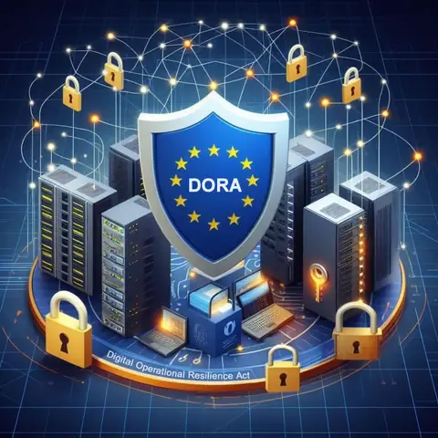 Logotipo Con Candados De Seguridad Alrededor De Equipos Informáticos Logotipo Con Candados De Seguridad Alrededor De Equipos Informáticos