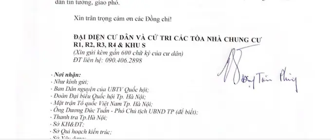 Gần Nghìn Cư Dân Tnr Goldmark City Đã Cùng Ký Đơn Khiếu Nại Quyết Định 5155/qđ-ubnd Ngày 7/12/2021 Của Ubnd Tp Hà Nội Về Việc Chấp Thuận Chủ Trương Đầu Tư Cho Công Ty Việt Hân Và Tố Cáo Chủ Đầu Tư Lừa Đảo, Gây Thiệt Hại Cho Khách Hàng