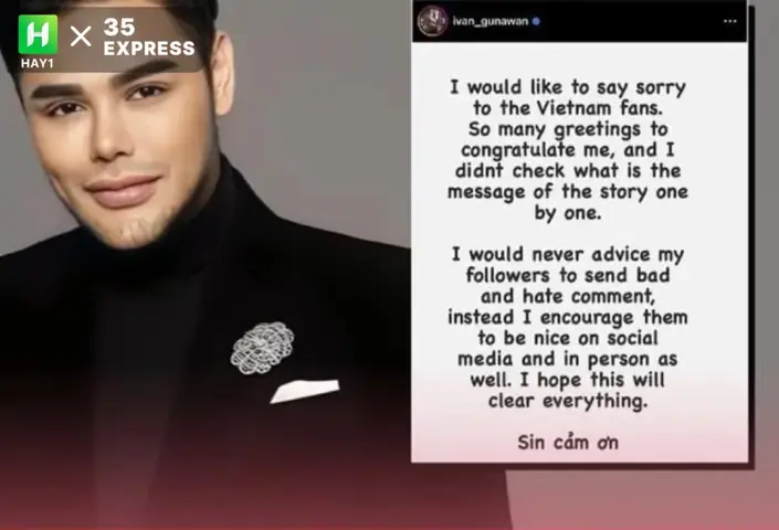 Dì Ivan Gunawan Lên Tiếng Xin Lỗi Fan Việt Nam