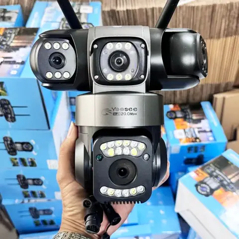Camera Yoosee 3 Mắt Giám Sát Chất Lượng Fhd, Xem 3 Khung Hình, Đầy Đủ Tính Năng