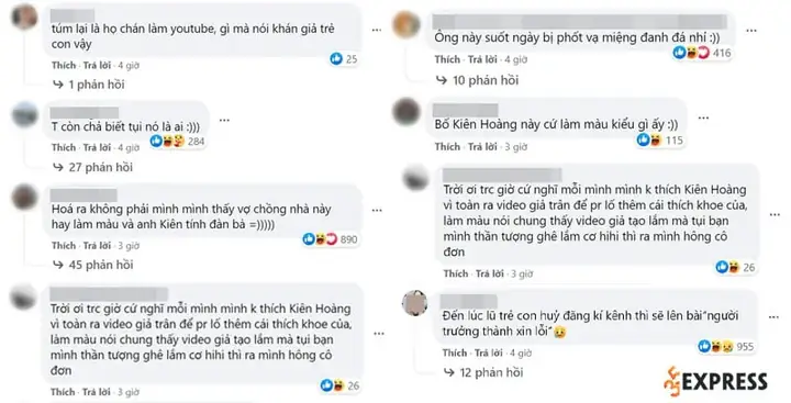 Kiên Hoàng Liên Tục Bị Dân Mạng Bóc Phốt