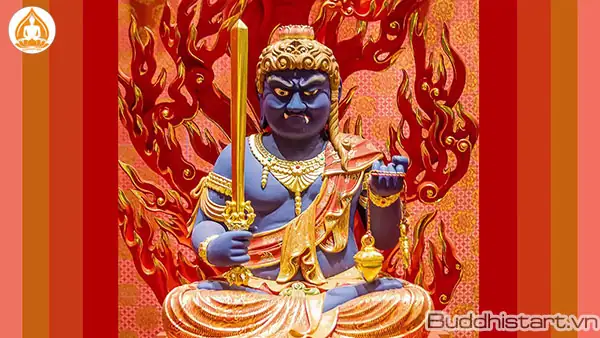 Tôn Tượng Và Pháp Khí Của Ngài Bất Động Minh Vương