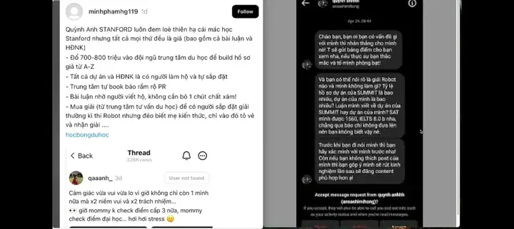 R/trochuyenlinhtinh - Quỳnh Anh Stanford Bị Bóc Phốt Là Cocc, Mua Báo Và Giả Hồ Sơ Du Học