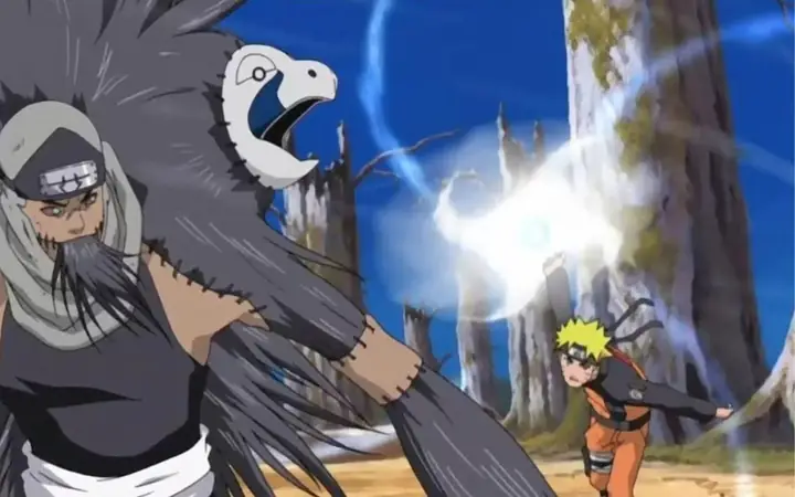Naruto Tấn Công Kakuzu Bằng Phong Độn: Rasenshuriken