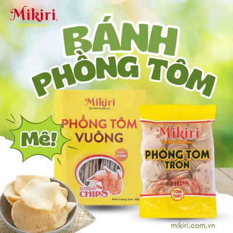 Bánh Phồng Tôm Mikiri – Đậm Vị Tôm.