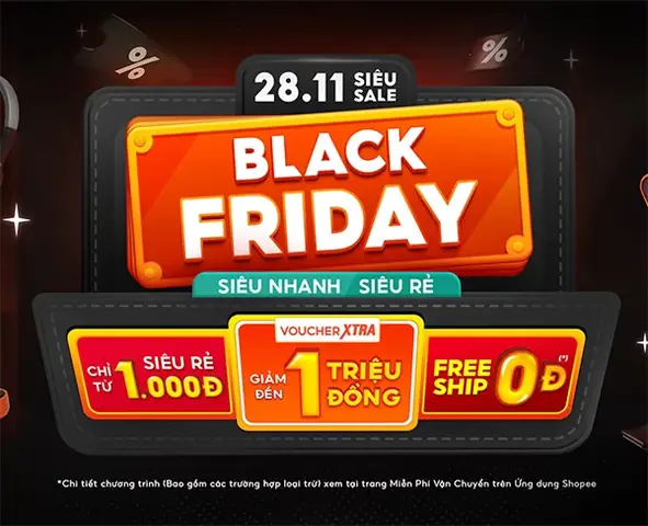 Black Friday Siêu Sale - Nhận Mã Giảm Giá Ngay !!