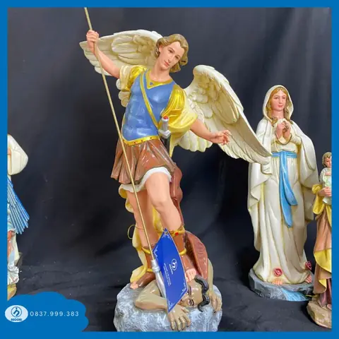 Mẫu Tượng Thiên Thần Micae Tượng 40 Cm Để Bàn Thờ