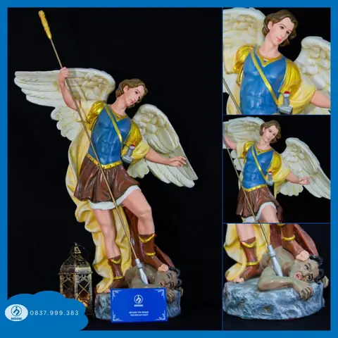Tổng Lãnh Thiên Thần Micae Kích Thước 30 Cm Phù Hợp Để Bàn Làm Viêc Và Trong Phòng Ngủ