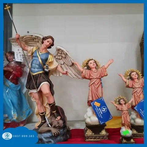 Mẫu Tượng Thiên Thần Micae Tượng 40 Cm Để Bàn Thờ
