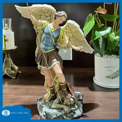 Mẫu Tượng Thiên Thần Micae Tượng 40 Cm Để Bàn Thờ
