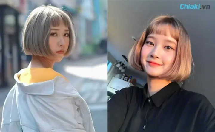 13. Tóc Ngắn Nữ Đẹp Mái Ngố 13. Tóc Ngắn Nữ Đẹp Mái Ngố