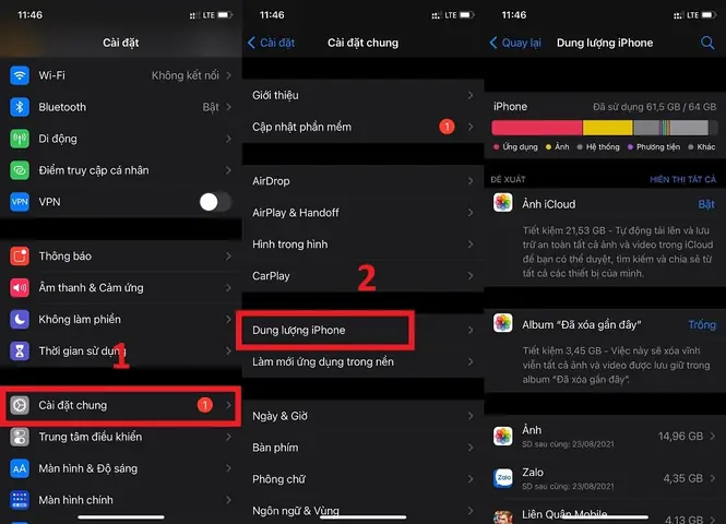 Chắc Chắn Còn Đủ Dung Lượng Bộ Nhớ