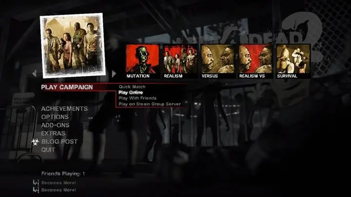 Cách Chơi Left 4 Dead 2 Với Bạn Bè Bằng Server Online