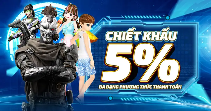 Nạp Vcoin 5% Chiết Khấu