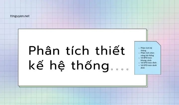 Cách Vẽ Sơ Đồ Bfd - Mô Hình Phân Rã Chức Năng